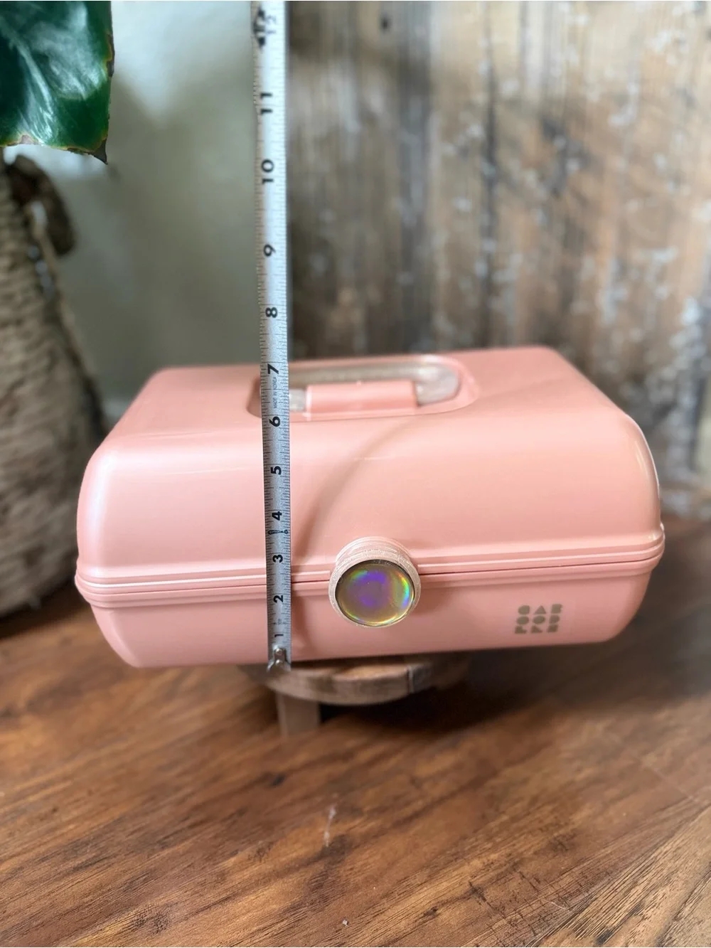 Caboodles On The Go Girl Rose Gold Metallic Makeup Case W/Mirror Ultra Exclusive